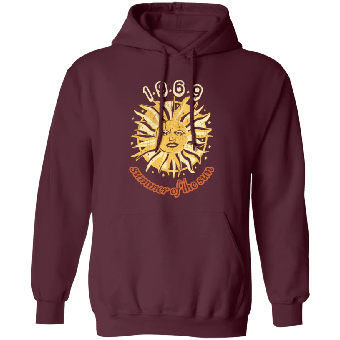1969 Gift, Summer Of The Sun, Love Sun Gift, Gift For 1969 Best Love Pullover Hoodie