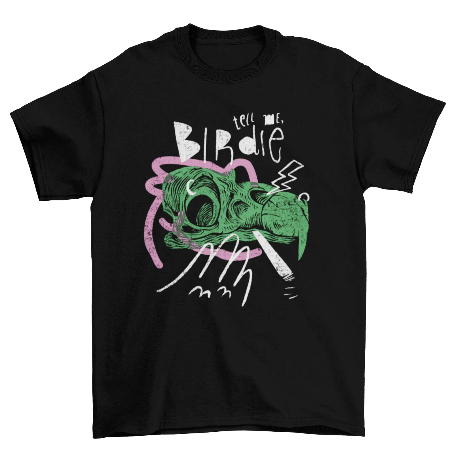 Bird Skull Quote T-Shirt