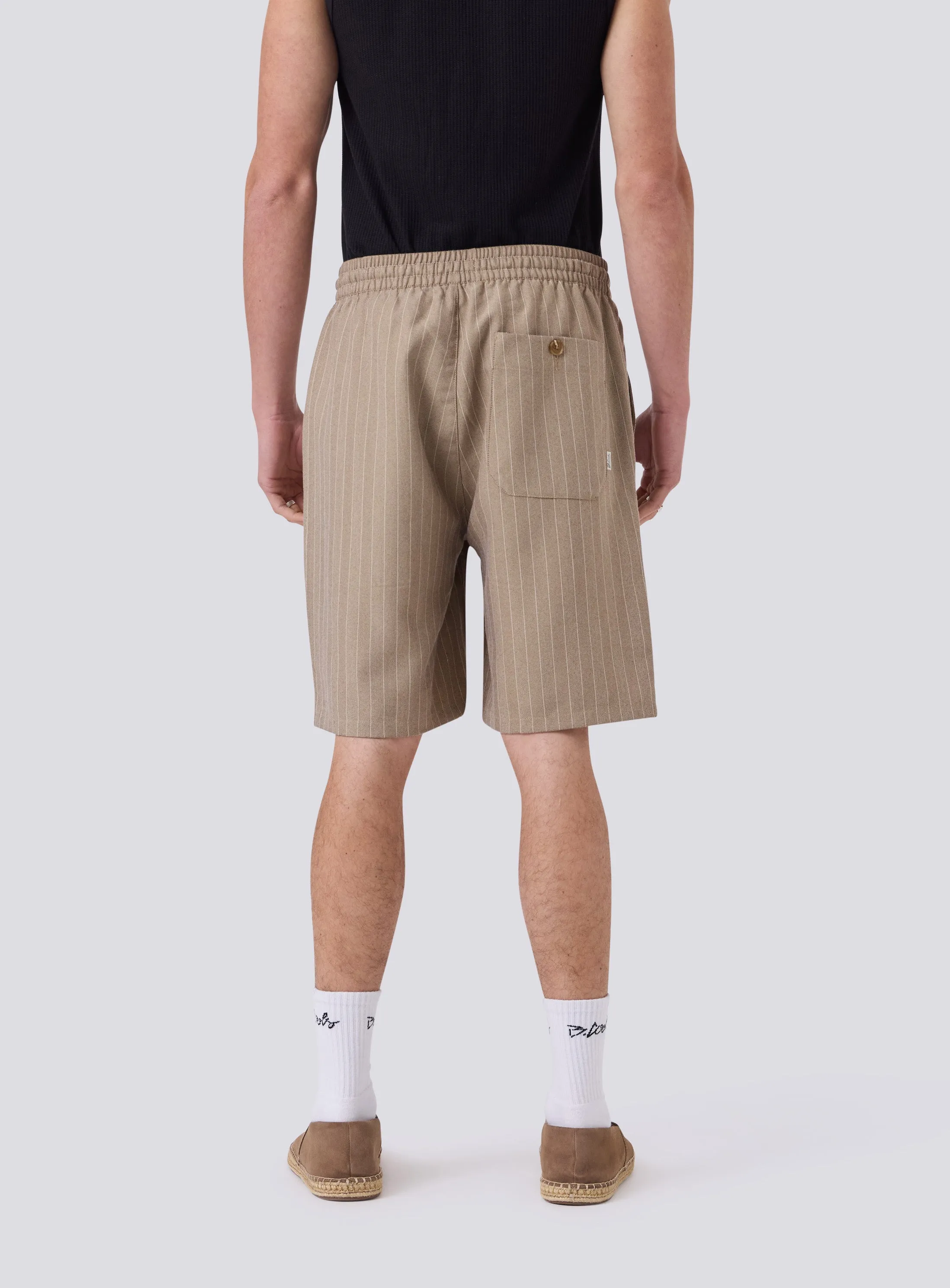 Boxy Suit Short Herringbone