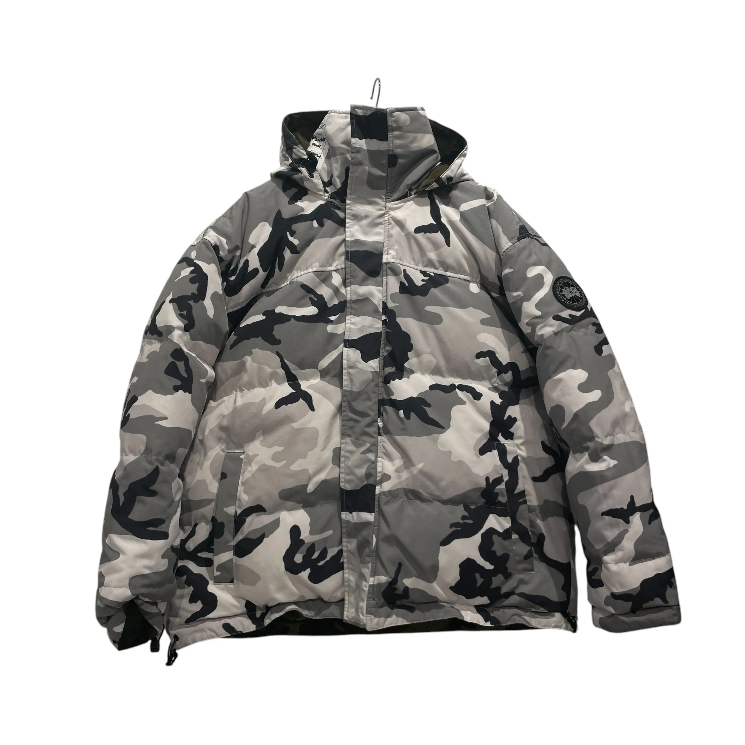 CANADA GOOSE/VETEMENTS/Coat/O/S/Nylon/WHT/Camouflage/Reversible Camo Parka