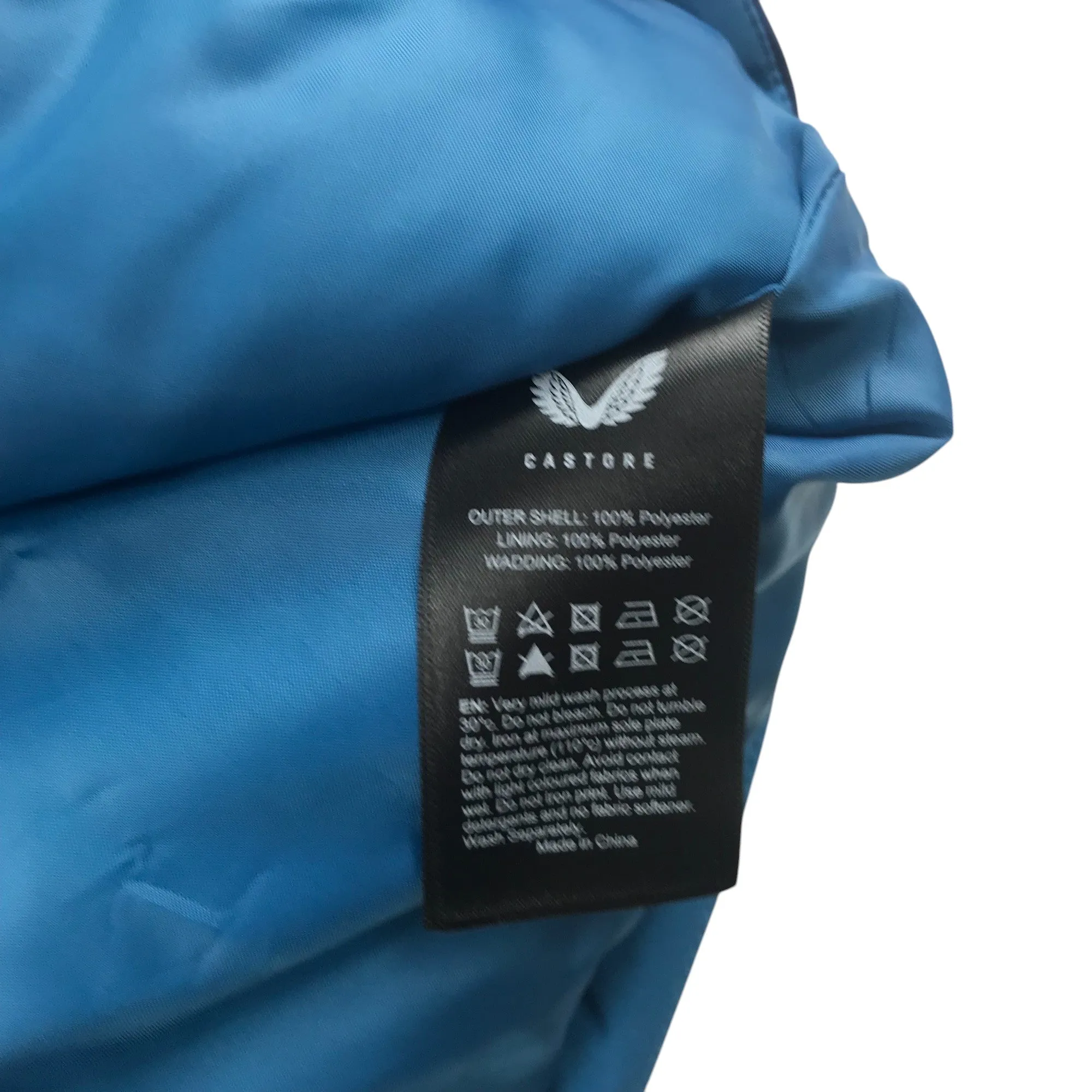 Castore Rangers FC 11-12 years players long training bench parka jacket