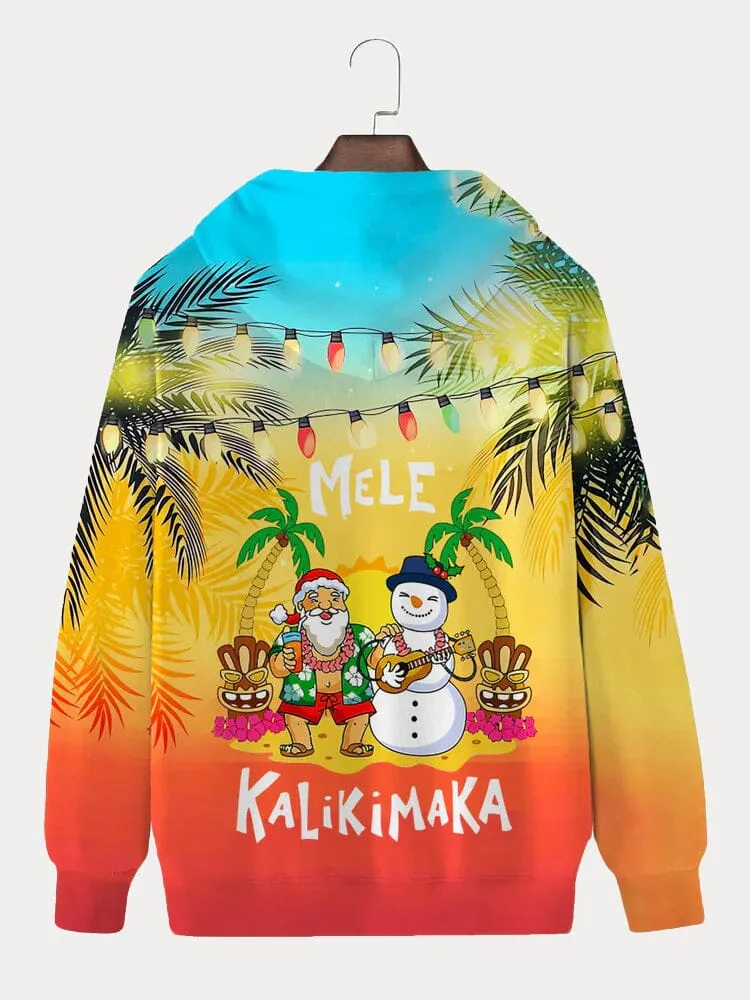 Christmas Novelty Graphic Pullover Hoodie