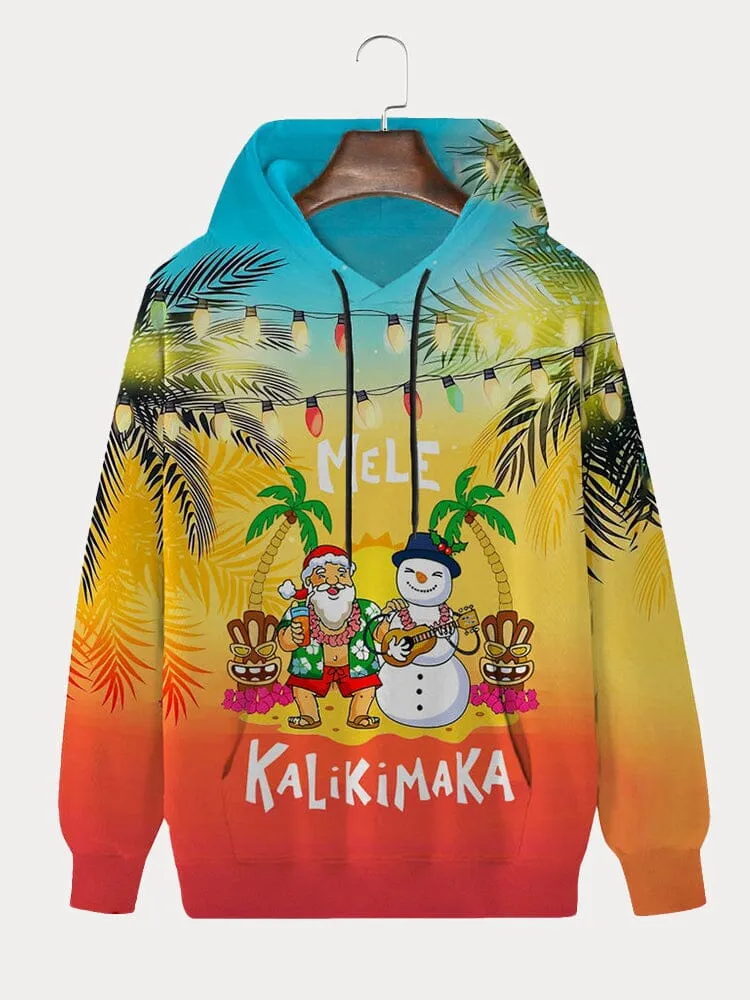 Christmas Novelty Graphic Pullover Hoodie