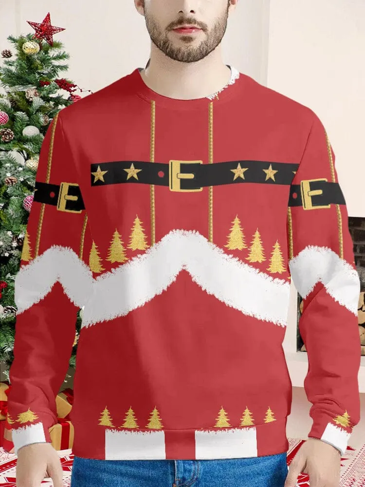 Christmas Reindeer Graphic Hoodie