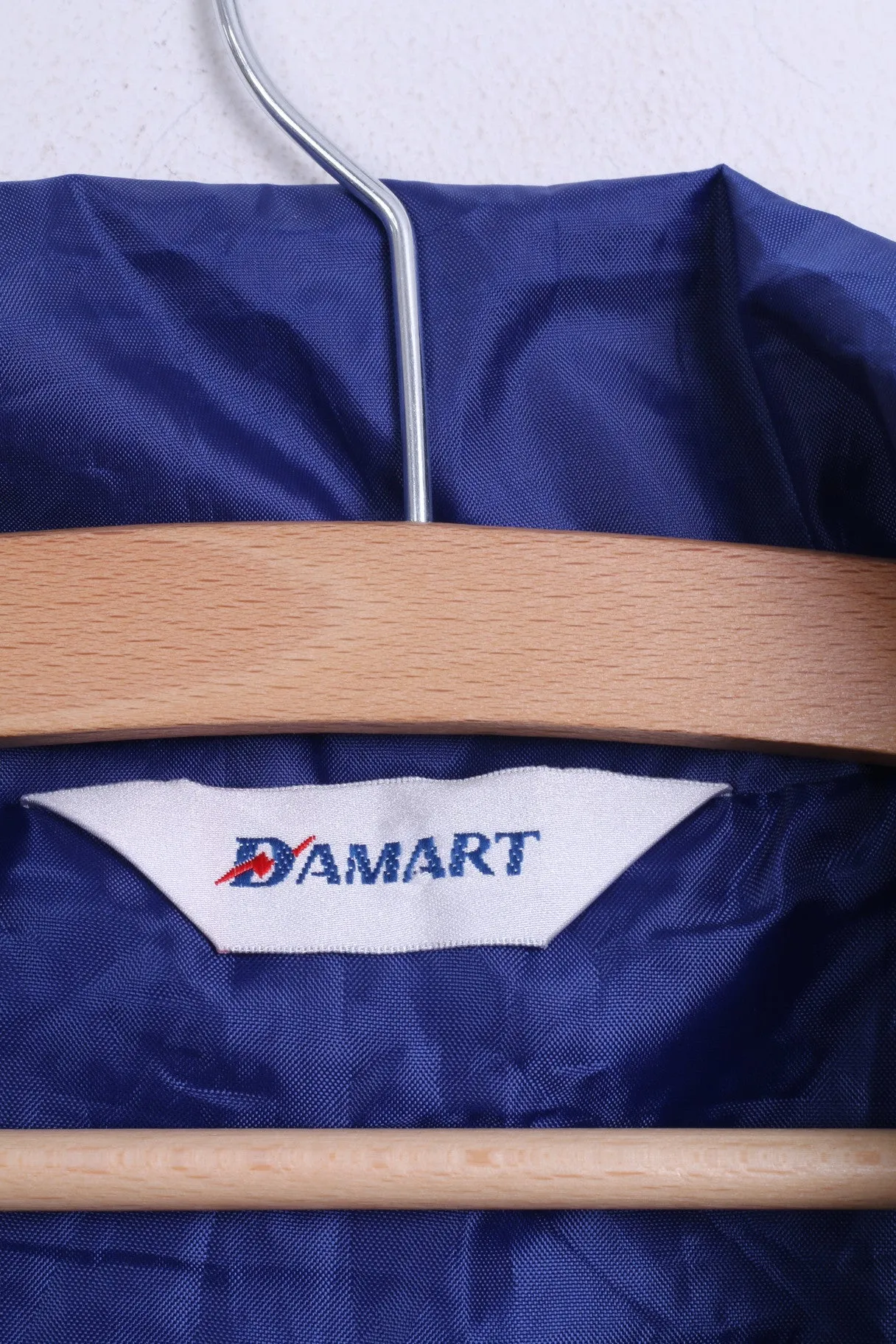 DAMART Womens L Jacket Navy Lightweight Parka Sport Vintage