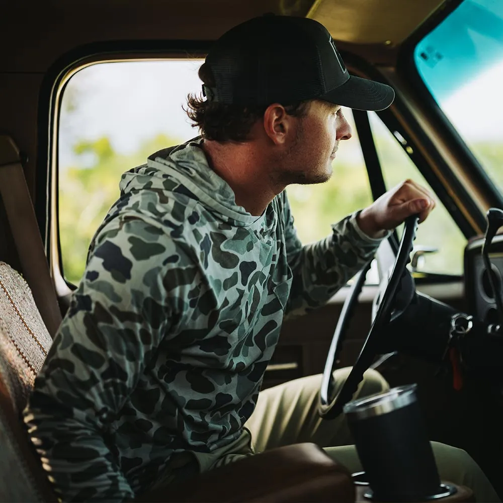 Free Fly Men's Bamboo Lightweight Hoodie in Camo