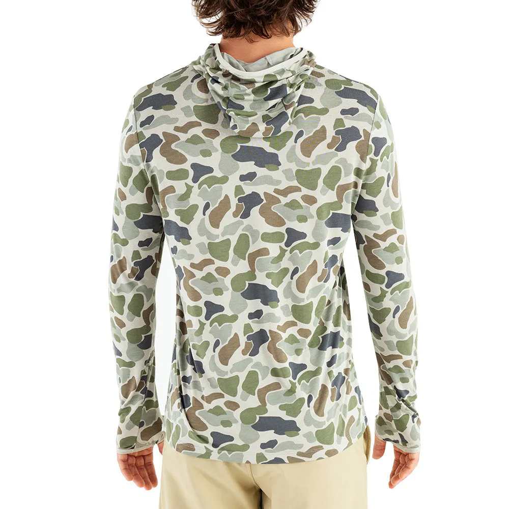 Free Fly Men's Bamboo Lightweight Hoodie in Camo