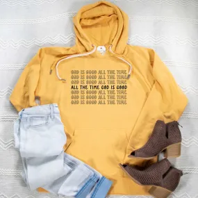 God is Good All the Time Lightweight Terry Hoodie