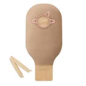 Hollister 18174 New Image 2-Piece Drainable Pouch With One Sided Comfortwear Panel And Clamp Closure 2-3/4" Flange, 12" L, Ultra-Clear, With Belt Tabs, Without Integrated Filter