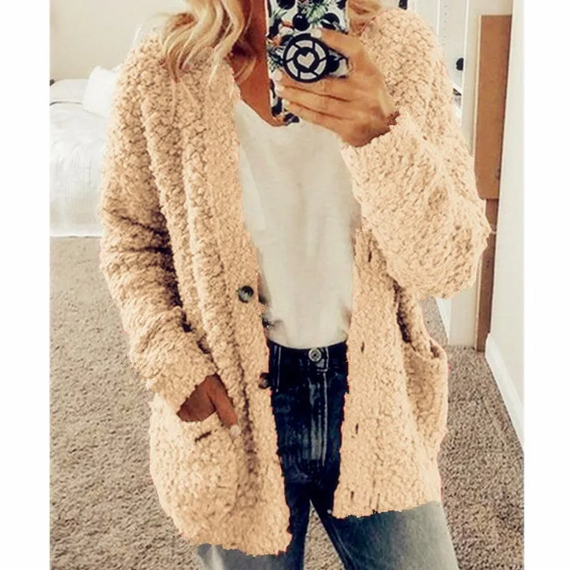 ⭐HOT SALE 49% OFF🌹Autumn And Winter Plus Size Cardigan Casual Velvet Short Jacket