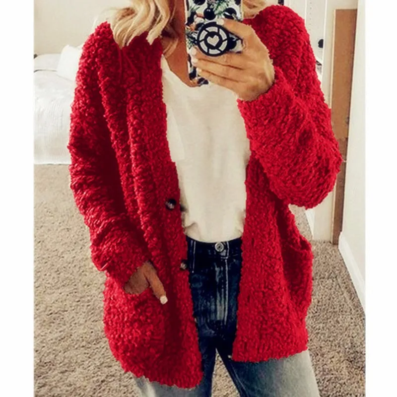⭐HOT SALE 49% OFF🌹Autumn And Winter Plus Size Cardigan Casual Velvet Short Jacket