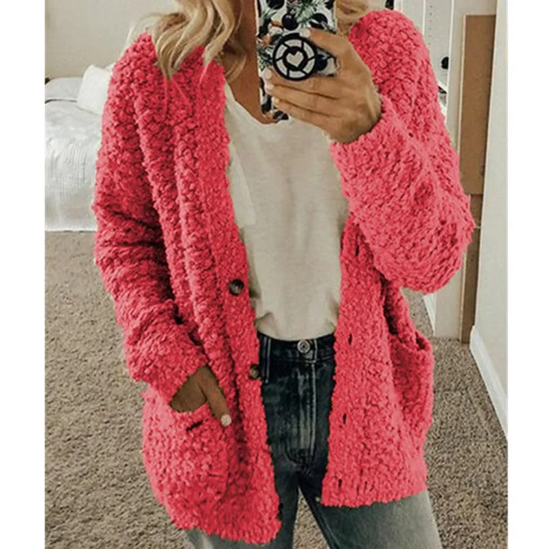⭐HOT SALE 49% OFF🌹Autumn And Winter Plus Size Cardigan Casual Velvet Short Jacket