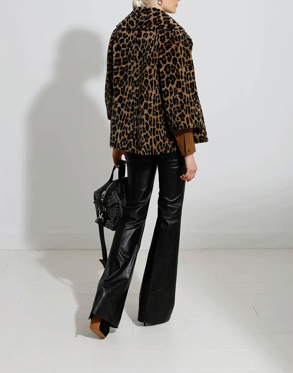 Leopard Shearling Jacket