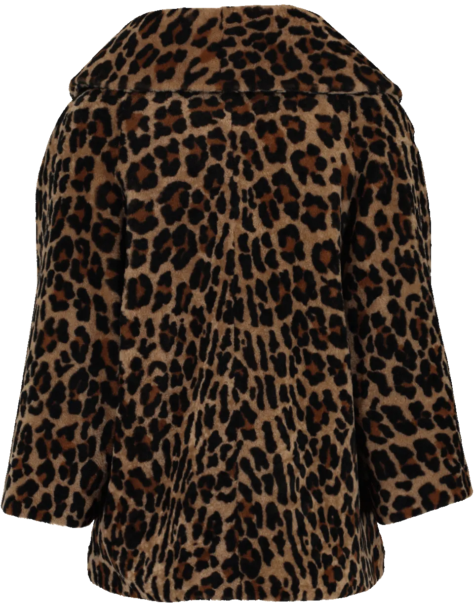 Leopard Shearling Jacket