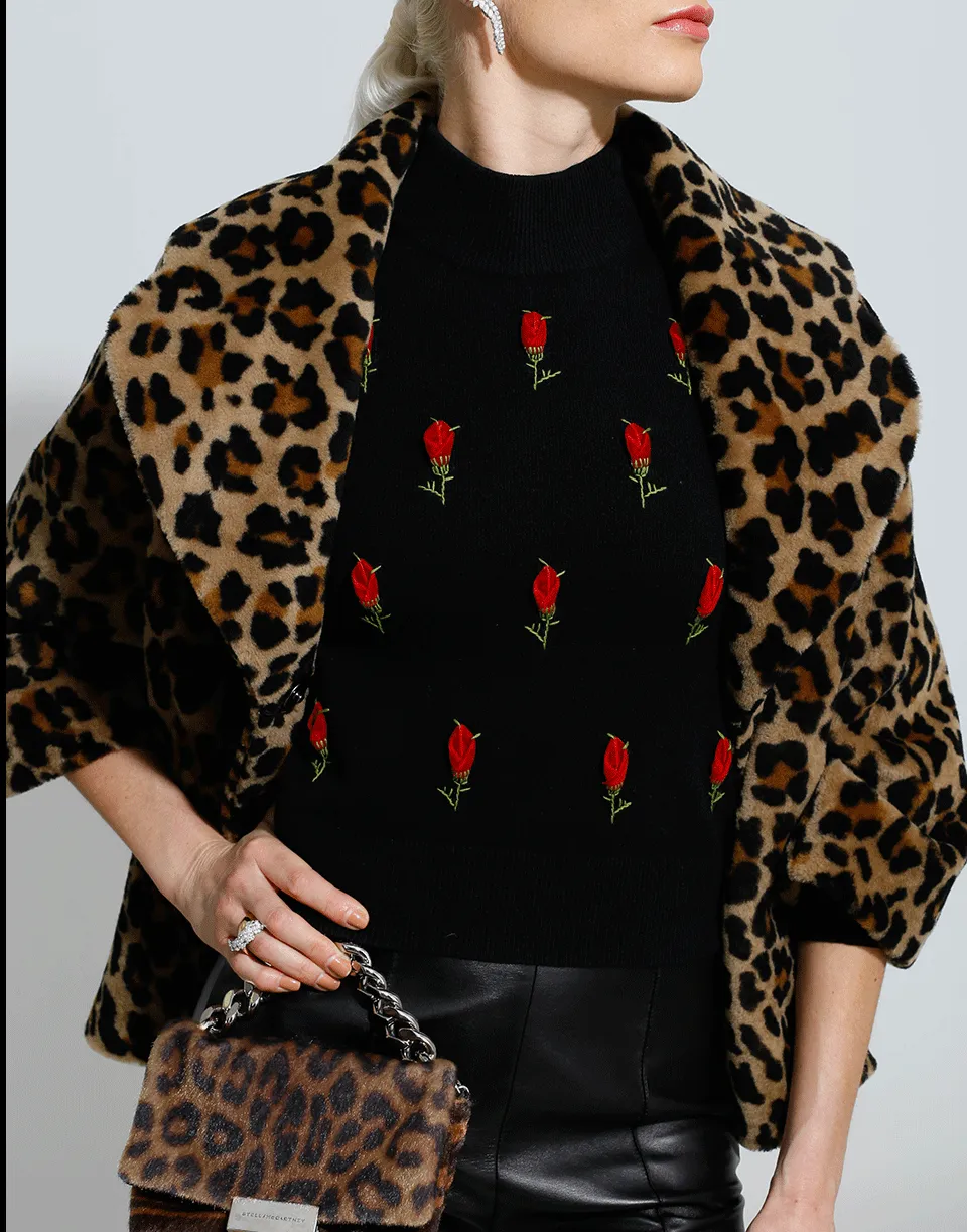 Leopard Shearling Jacket