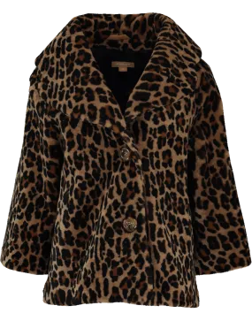 Leopard Shearling Jacket