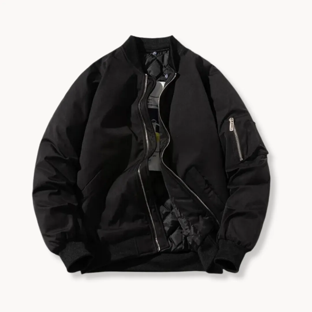Men's Hooded Bomber Jacket