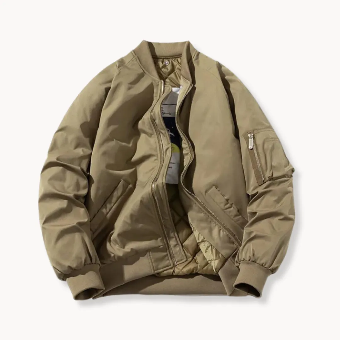 Men's Hooded Bomber Jacket