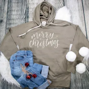 Merry Christmas Lightweight Terry Hoodie