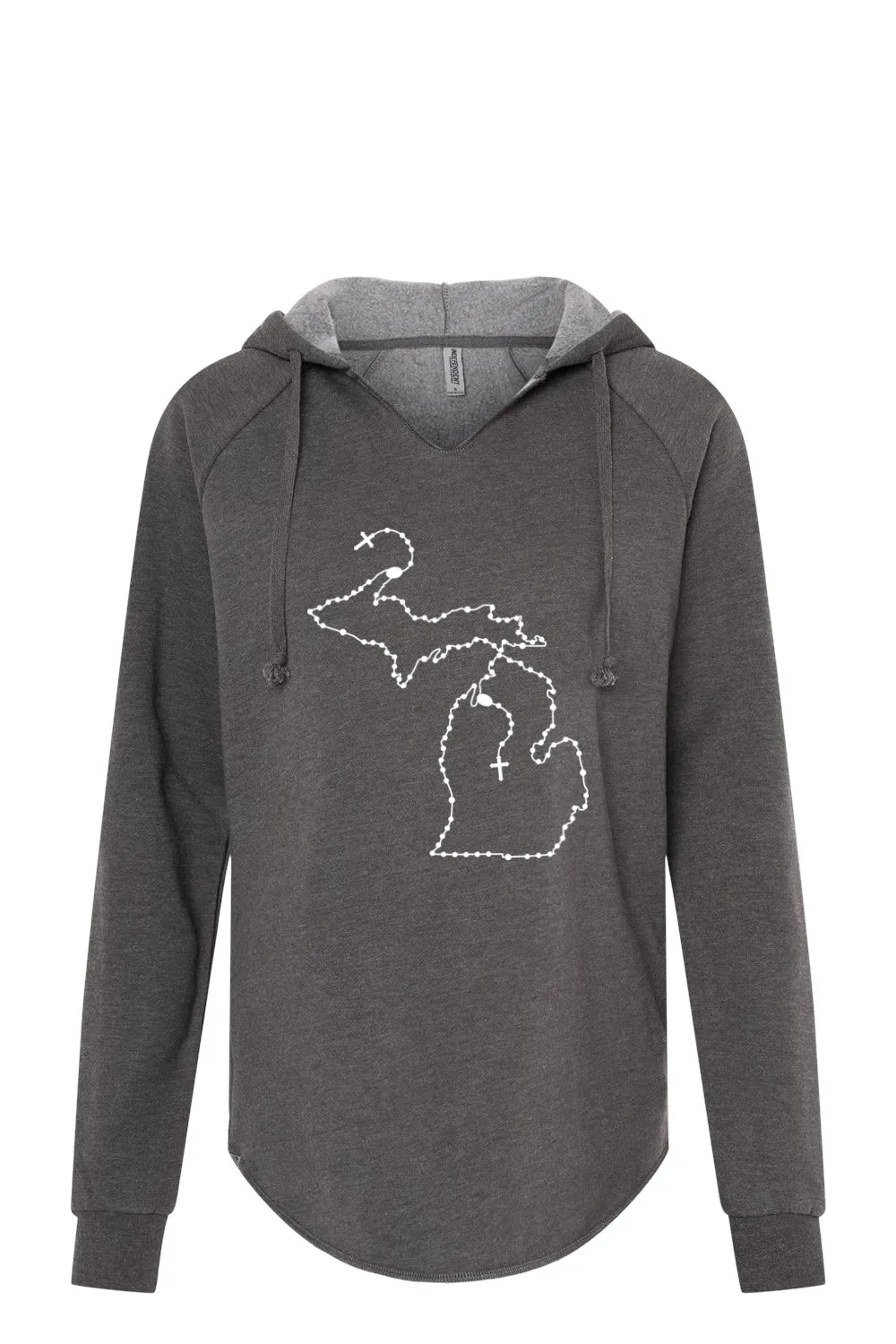 Michigan Catholic Rosary Drop Hoodie