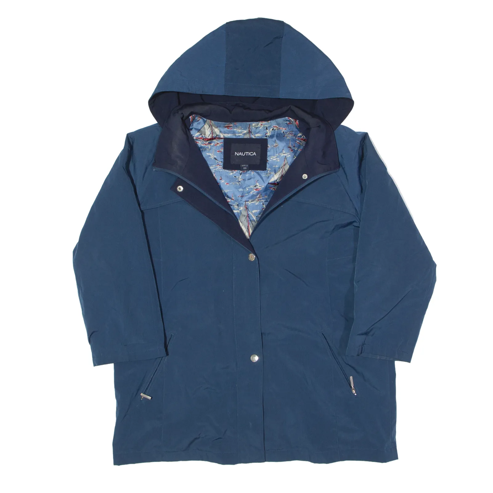 NAUTICA Lightweight Parka Jacket Blue Womens L