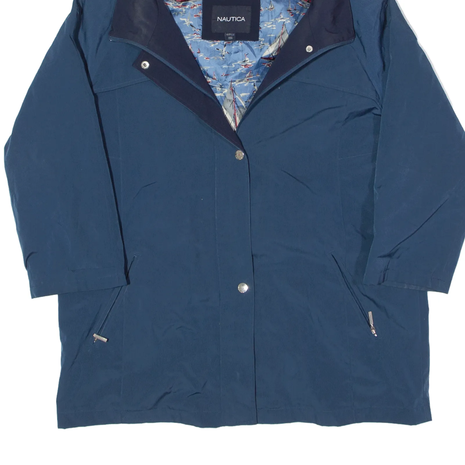 NAUTICA Lightweight Parka Jacket Blue Womens L