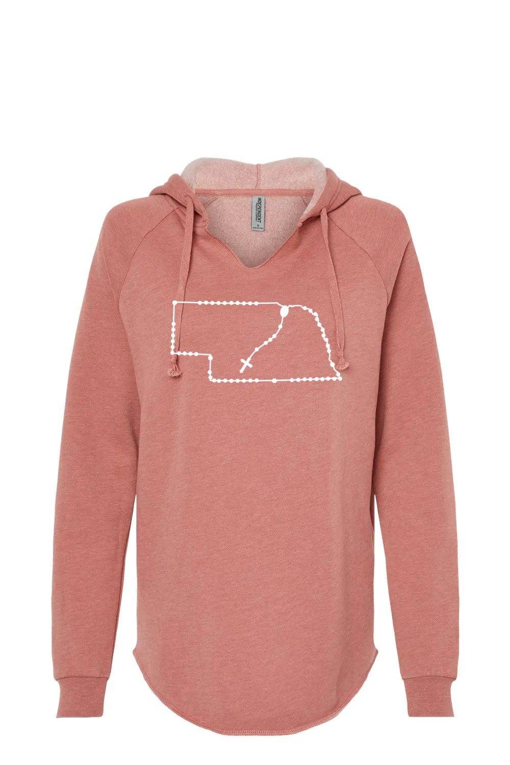 Nebraska Catholic Rosary Drop Hoodie