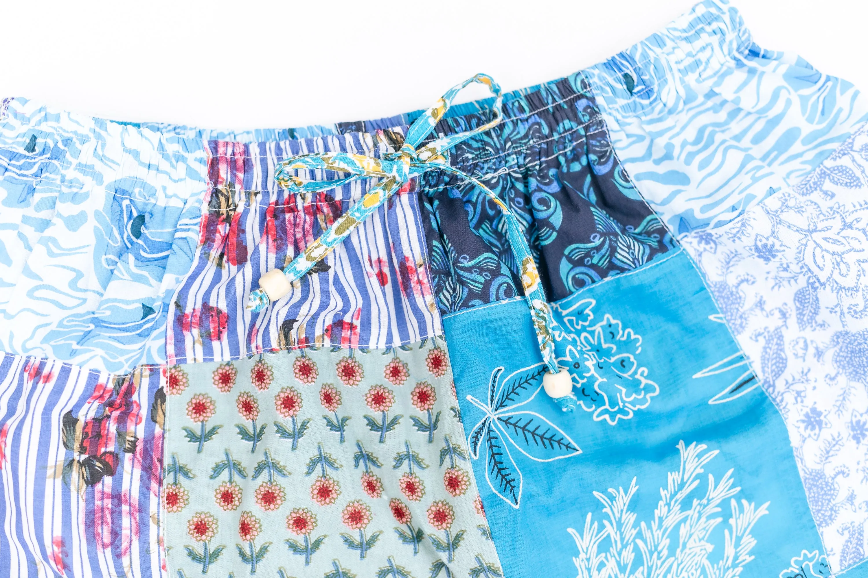 Patches of Sky Cotton Shorts
