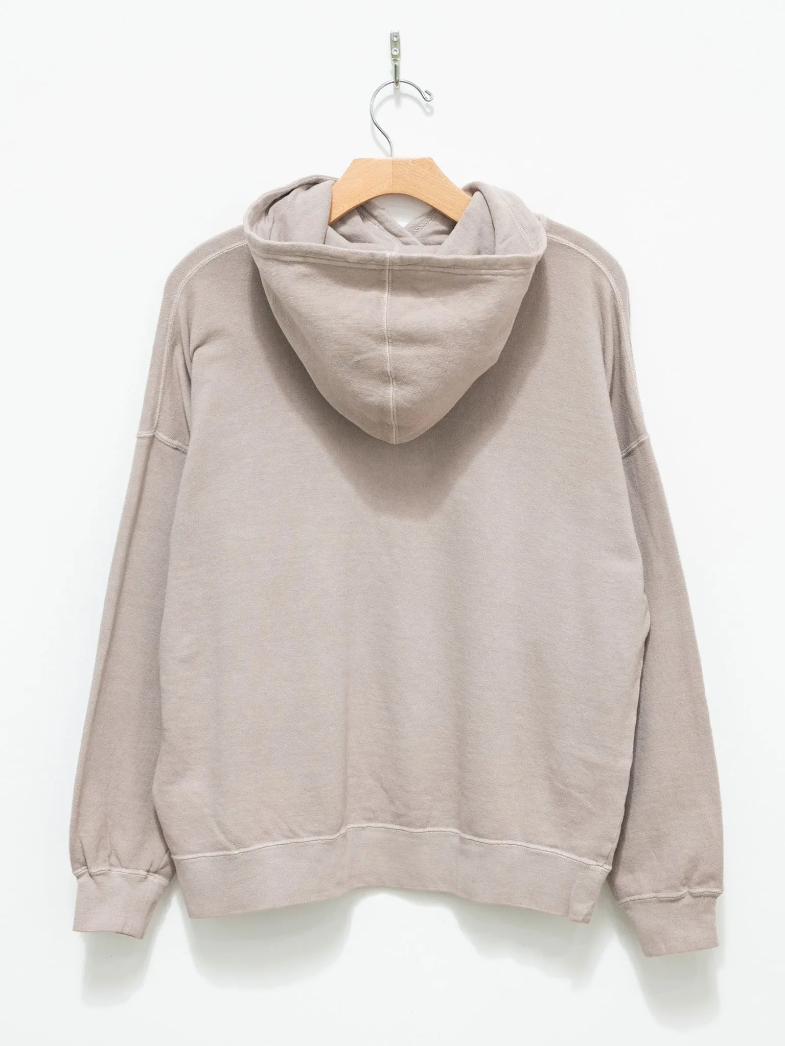Pigment French Terry Hoodie Pullover - Beige