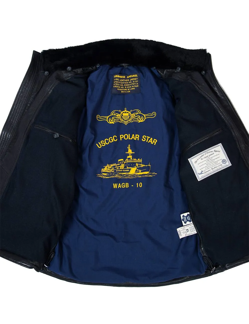 Polar Star Leather Parka short Art. 505
