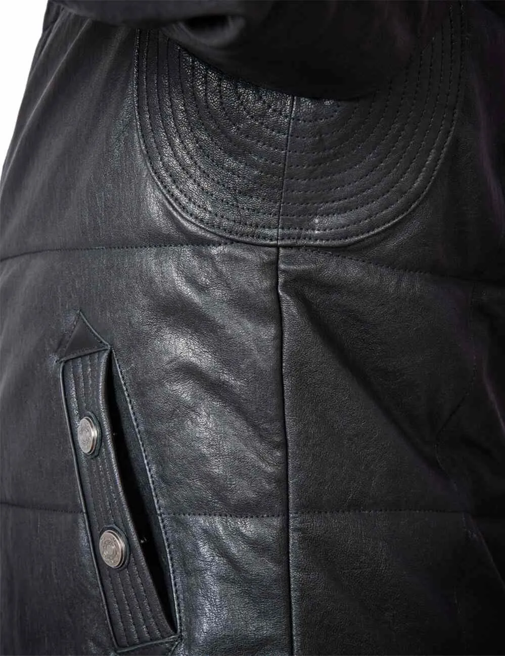 Polar Star Leather Parka short Art. 505