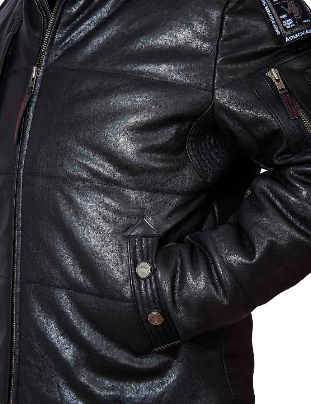 Polar Star Leather Parka short Art. 505