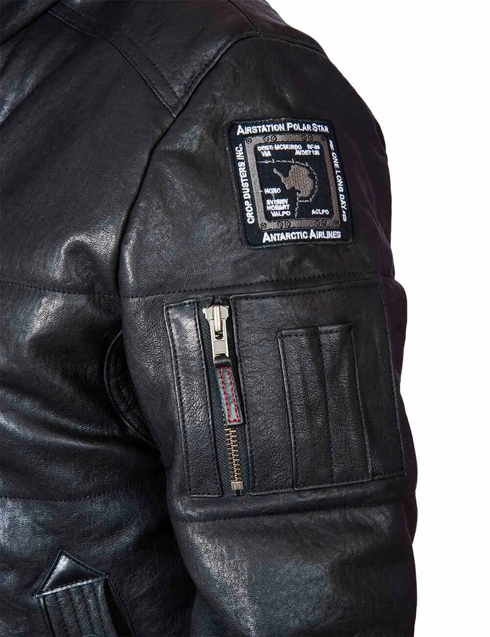 Polar Star Leather Parka short Art. 505