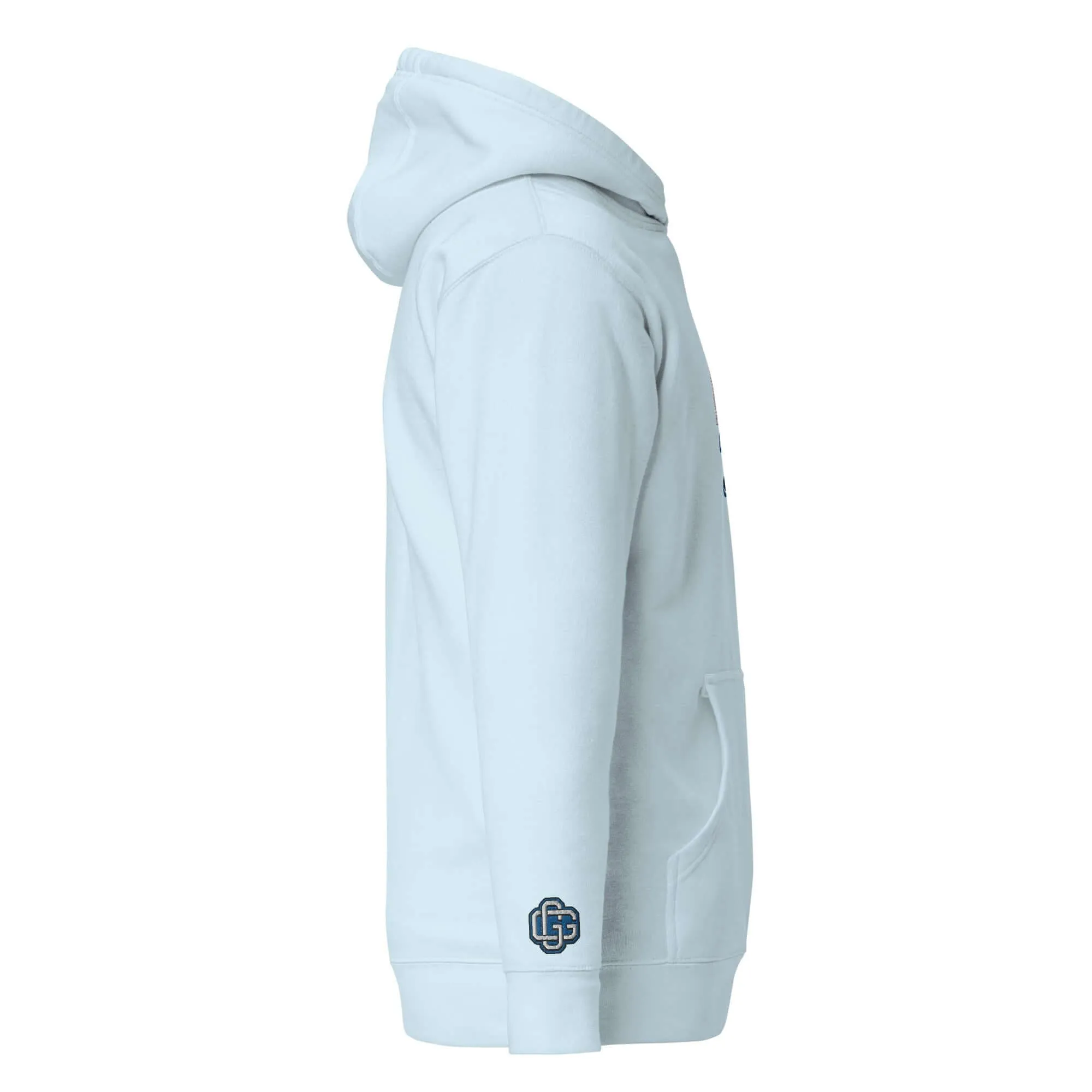 "Blue Collar Baller" Embroidered Unisex Hoodie (Color options available)