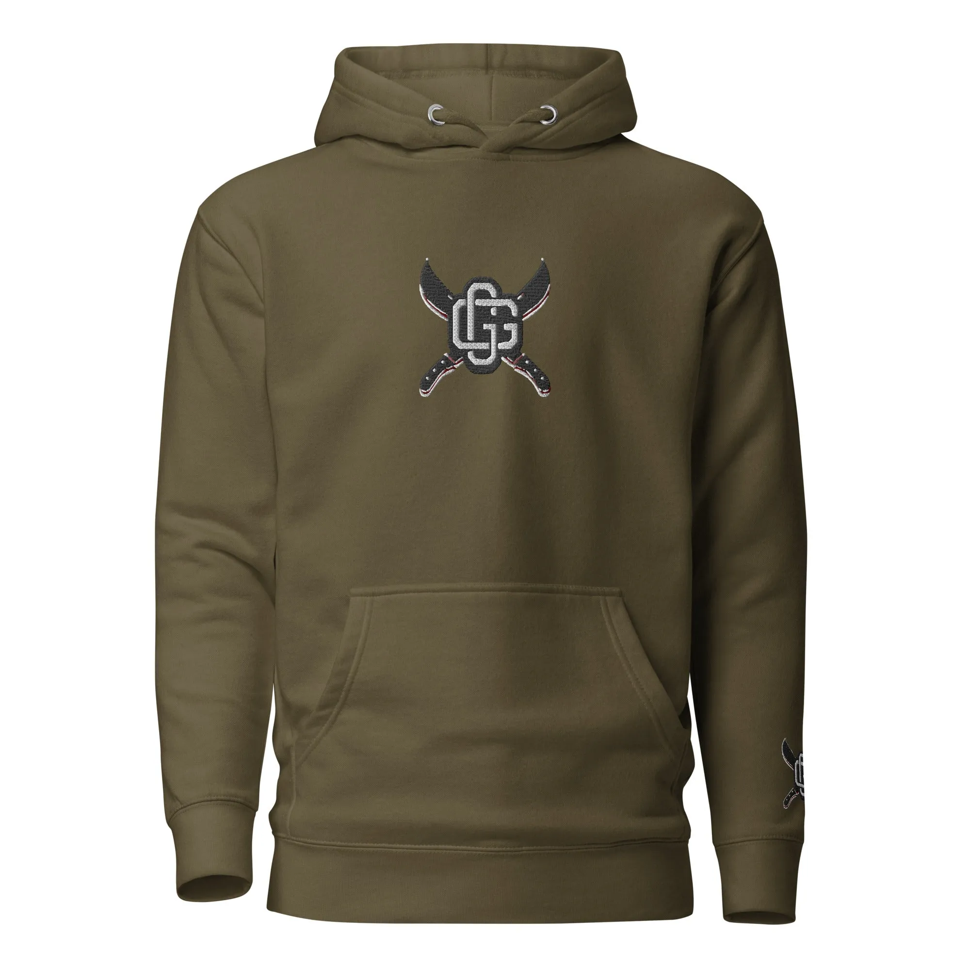 "Machete" Unisex Embroidered Pullover Hoodie - Urban Streetwear Apparel