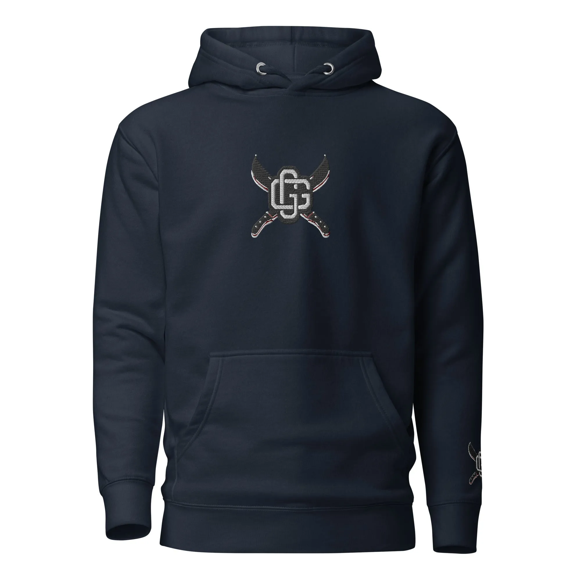 "Machete" Unisex Embroidered Pullover Hoodie - Urban Streetwear Apparel