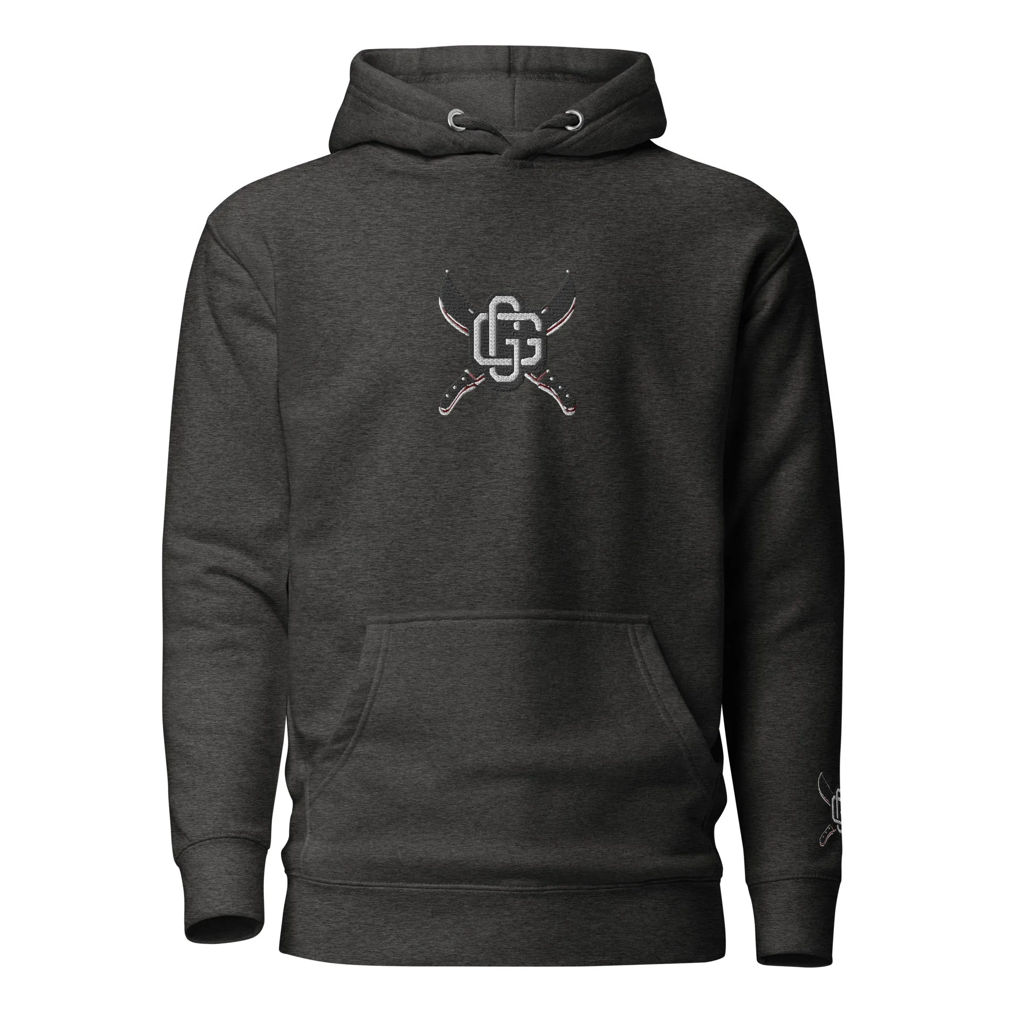 "Machete" Unisex Embroidered Pullover Hoodie - Urban Streetwear Apparel