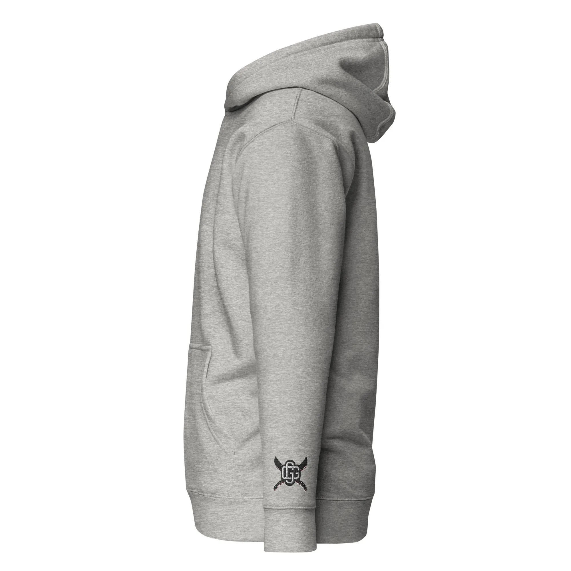 "Machete" Unisex Embroidered Pullover Hoodie - Urban Streetwear Apparel