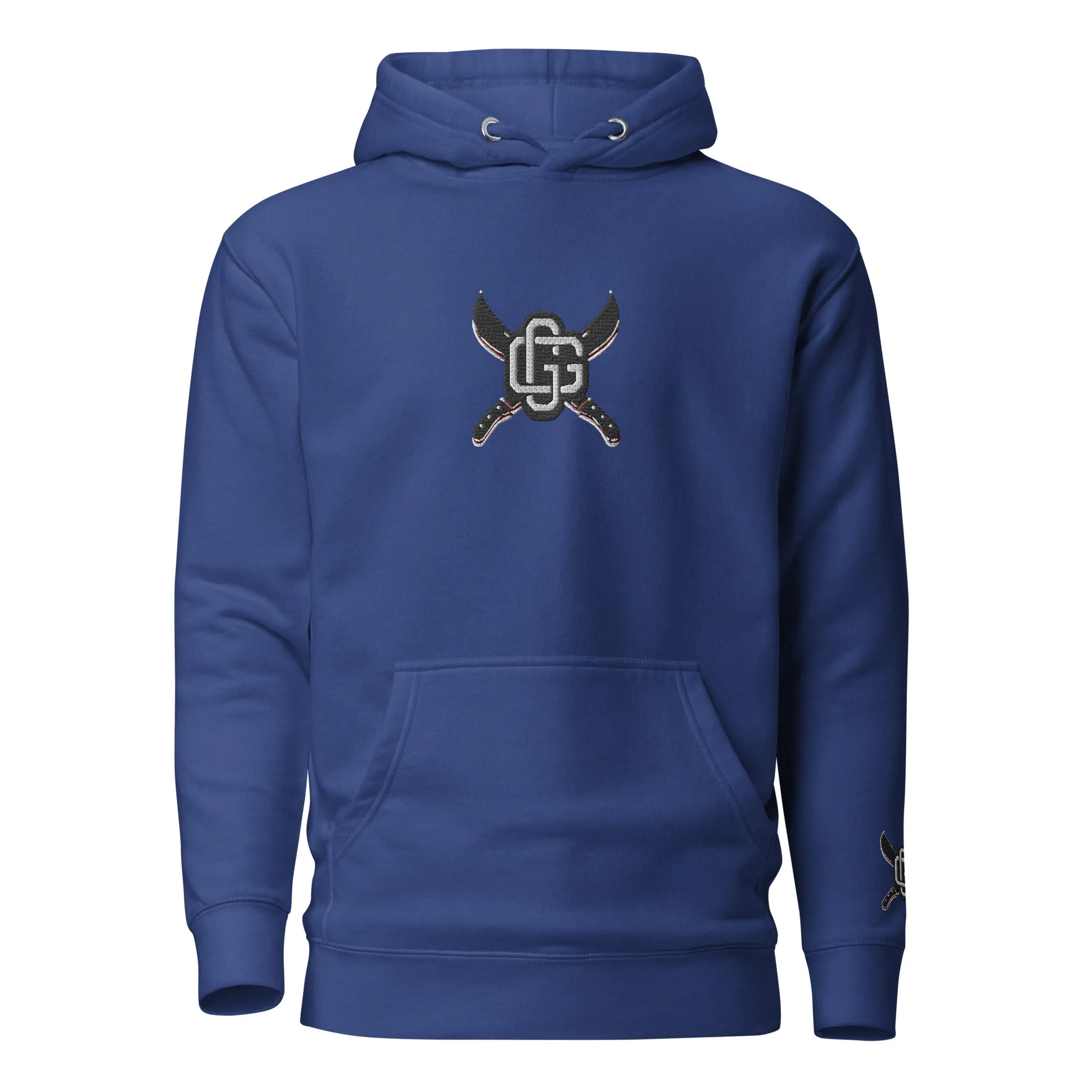 "Machete" Unisex Embroidered Pullover Hoodie - Urban Streetwear Apparel