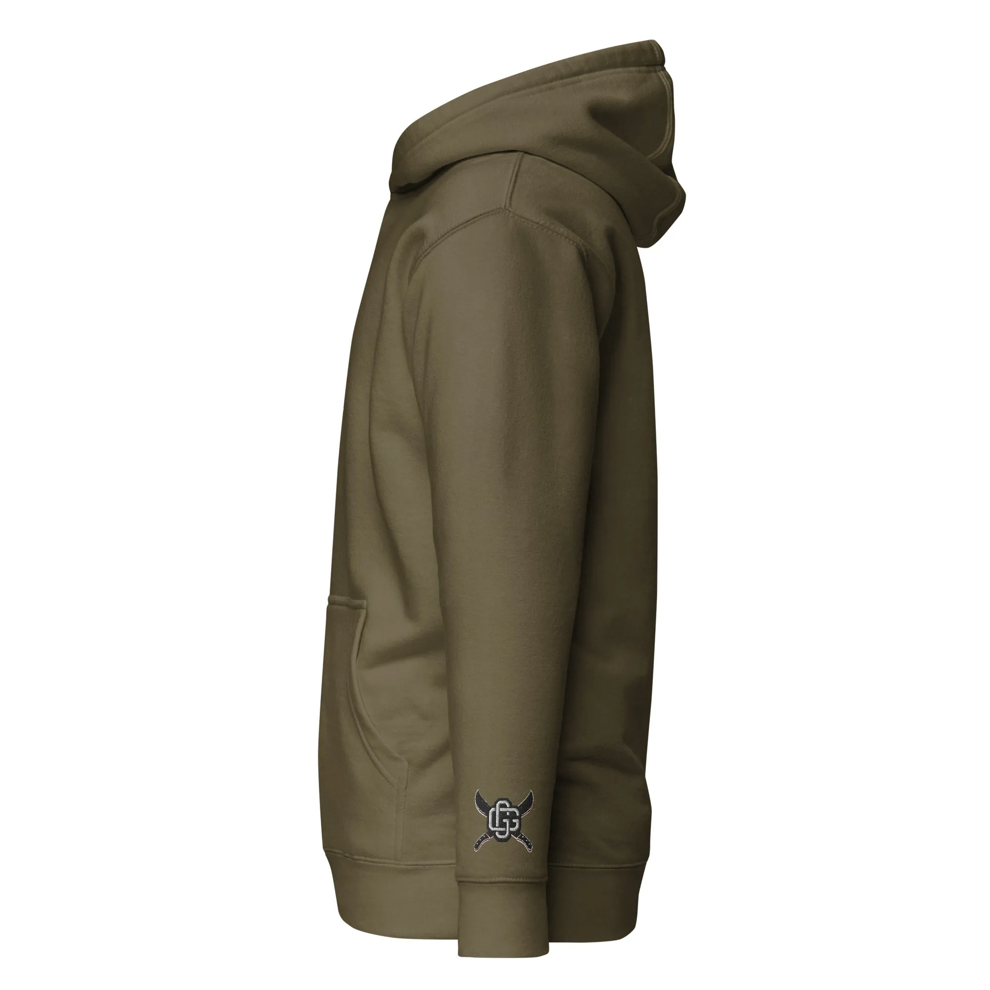 "Machete" Unisex Embroidered Pullover Hoodie - Urban Streetwear Apparel