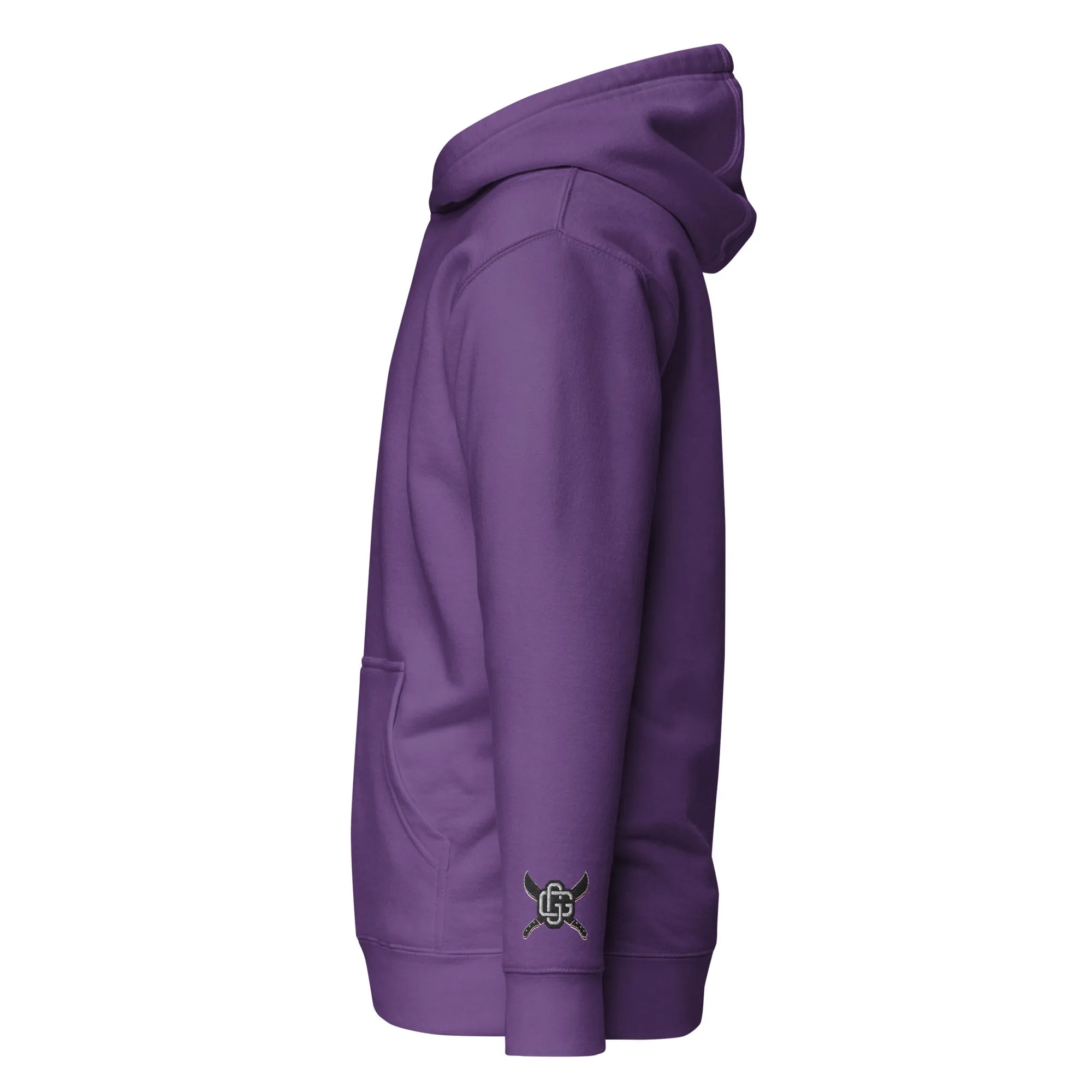 "Machete" Unisex Embroidered Pullover Hoodie - Urban Streetwear Apparel