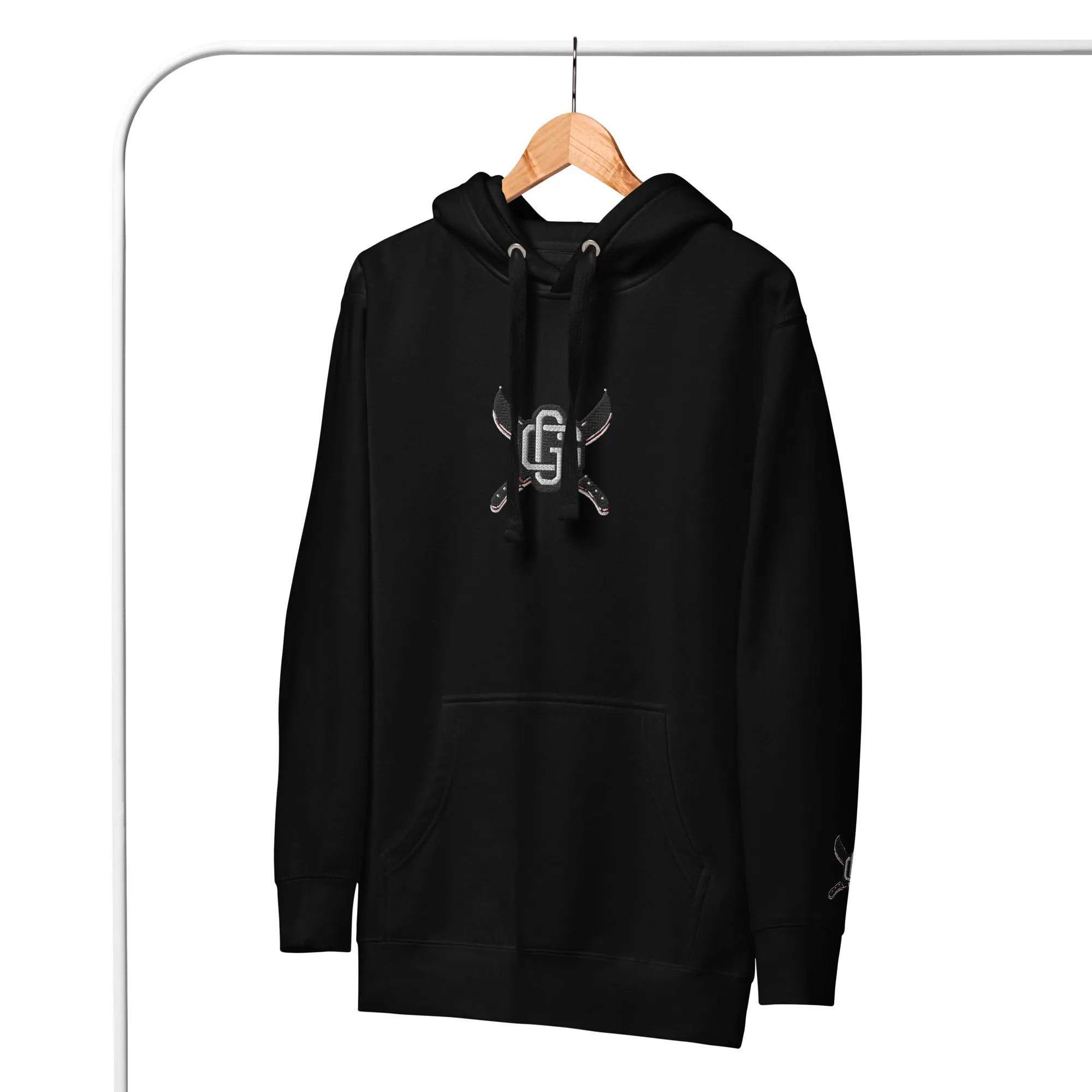 "Machete" Unisex Embroidered Pullover Hoodie - Urban Streetwear Apparel