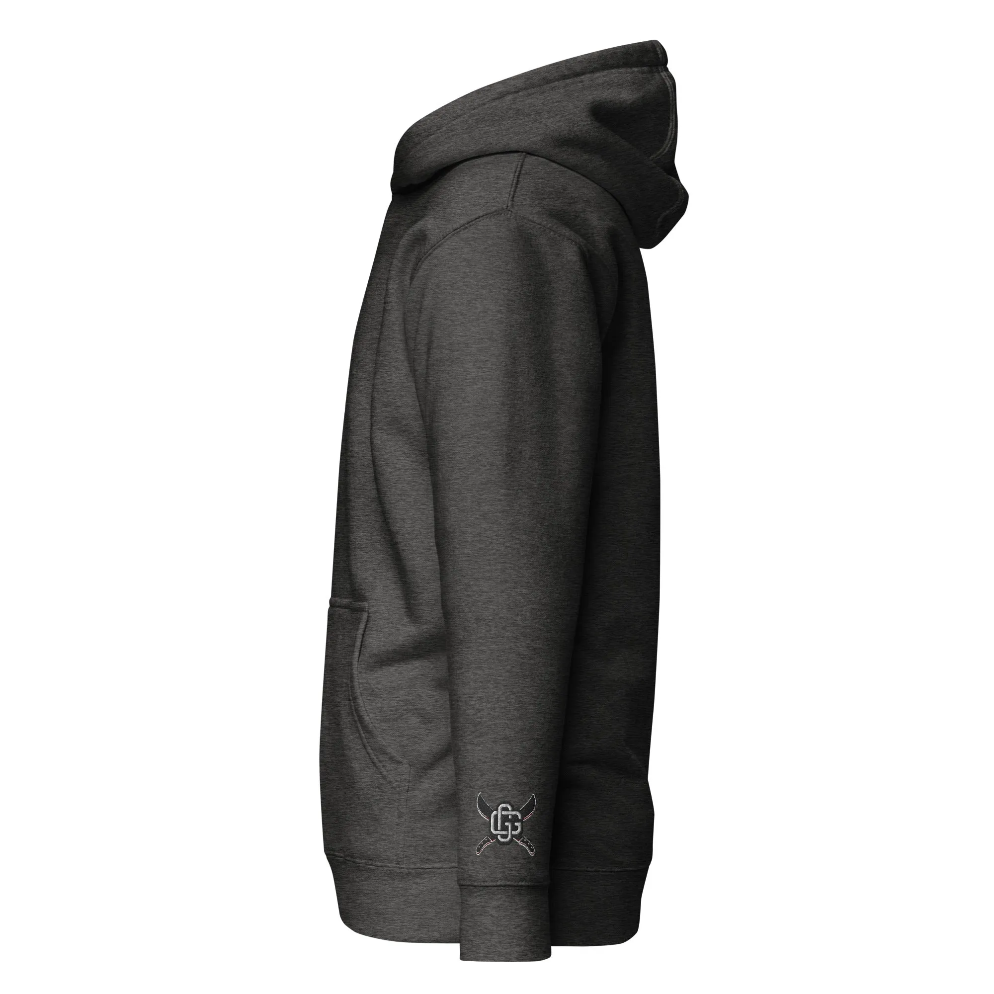 "Machete" Unisex Embroidered Pullover Hoodie - Urban Streetwear Apparel