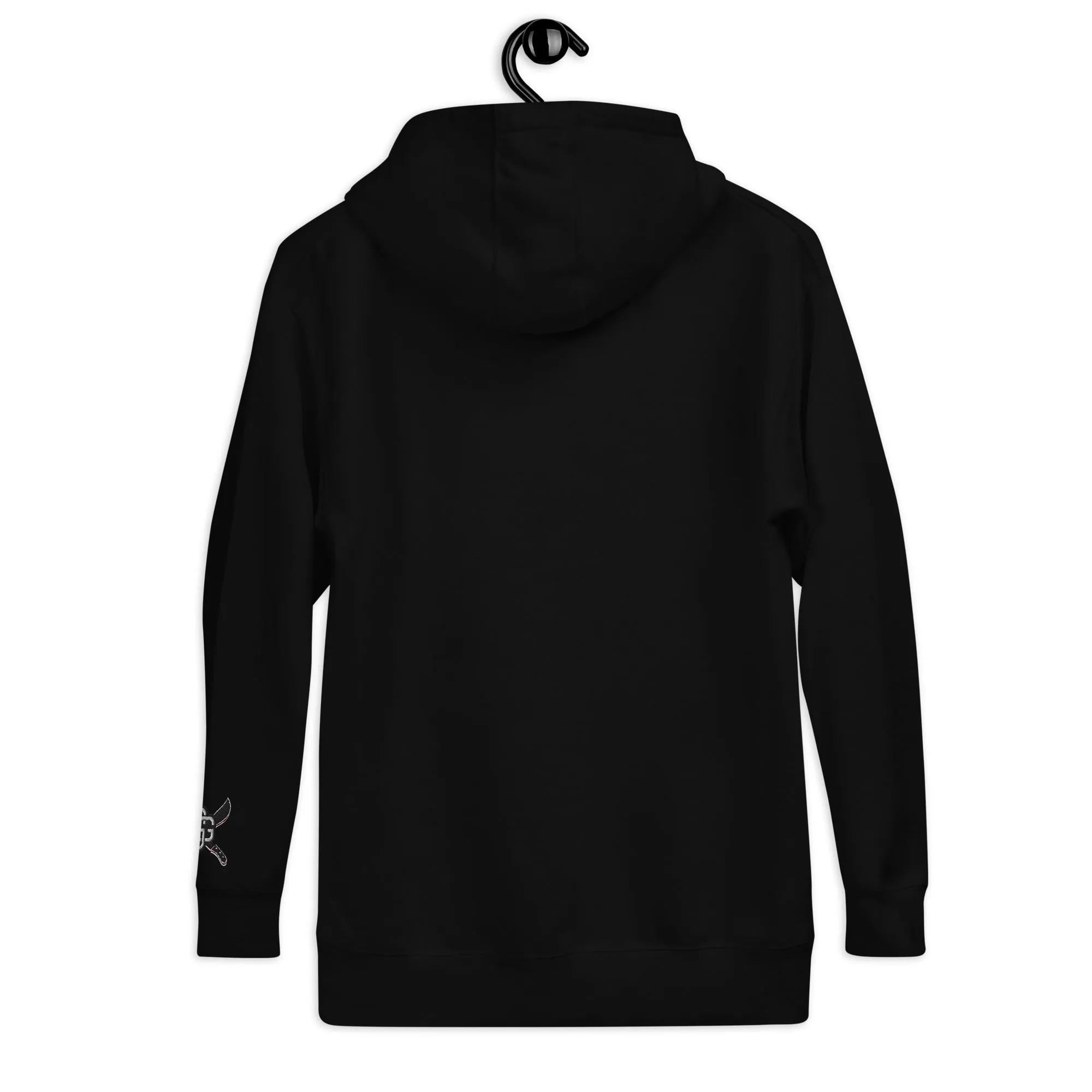 "Machete" Unisex Embroidered Pullover Hoodie - Urban Streetwear Apparel