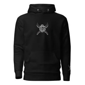 "Machete" Unisex Embroidered Pullover Hoodie - Urban Streetwear Apparel