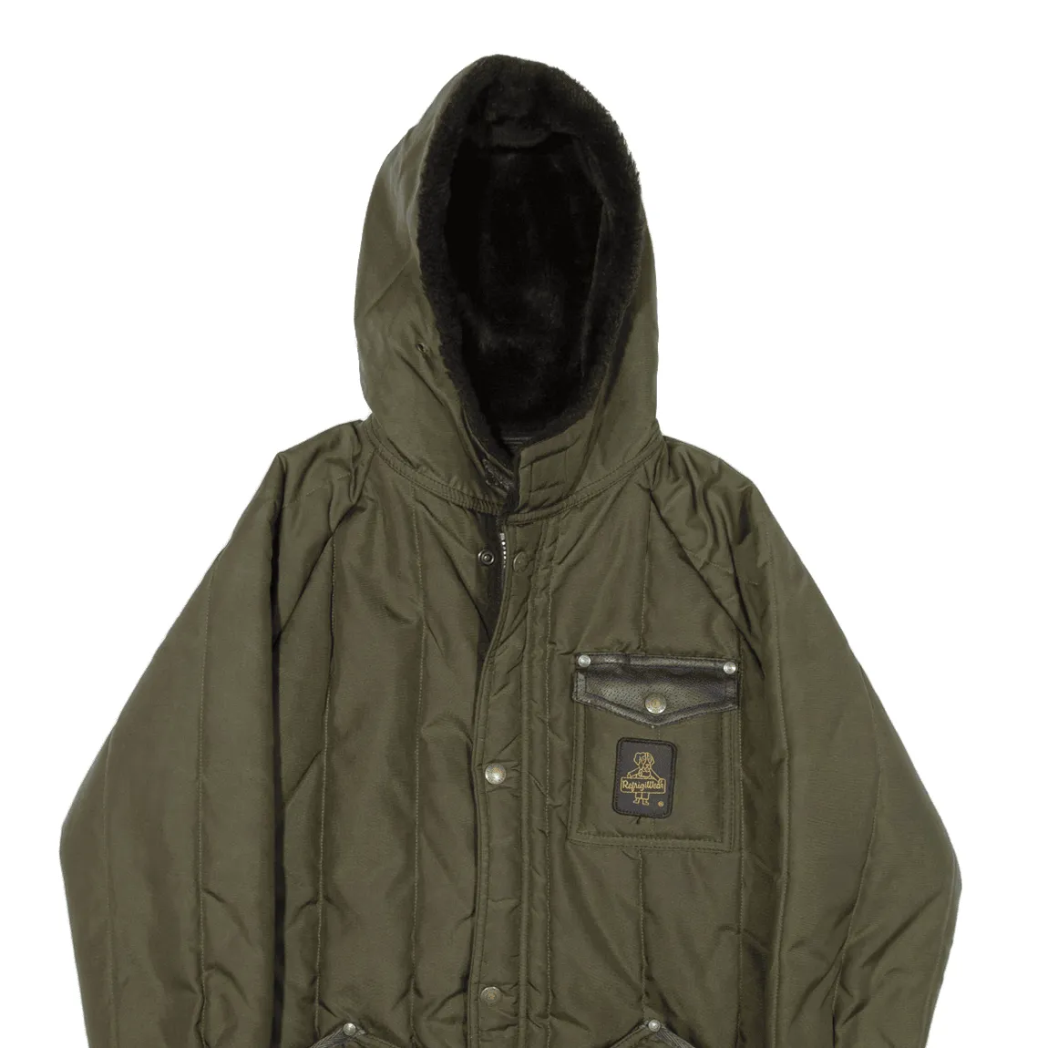 REFRIGIWEAR Insulated Parka Jacket Green Boys 10Y