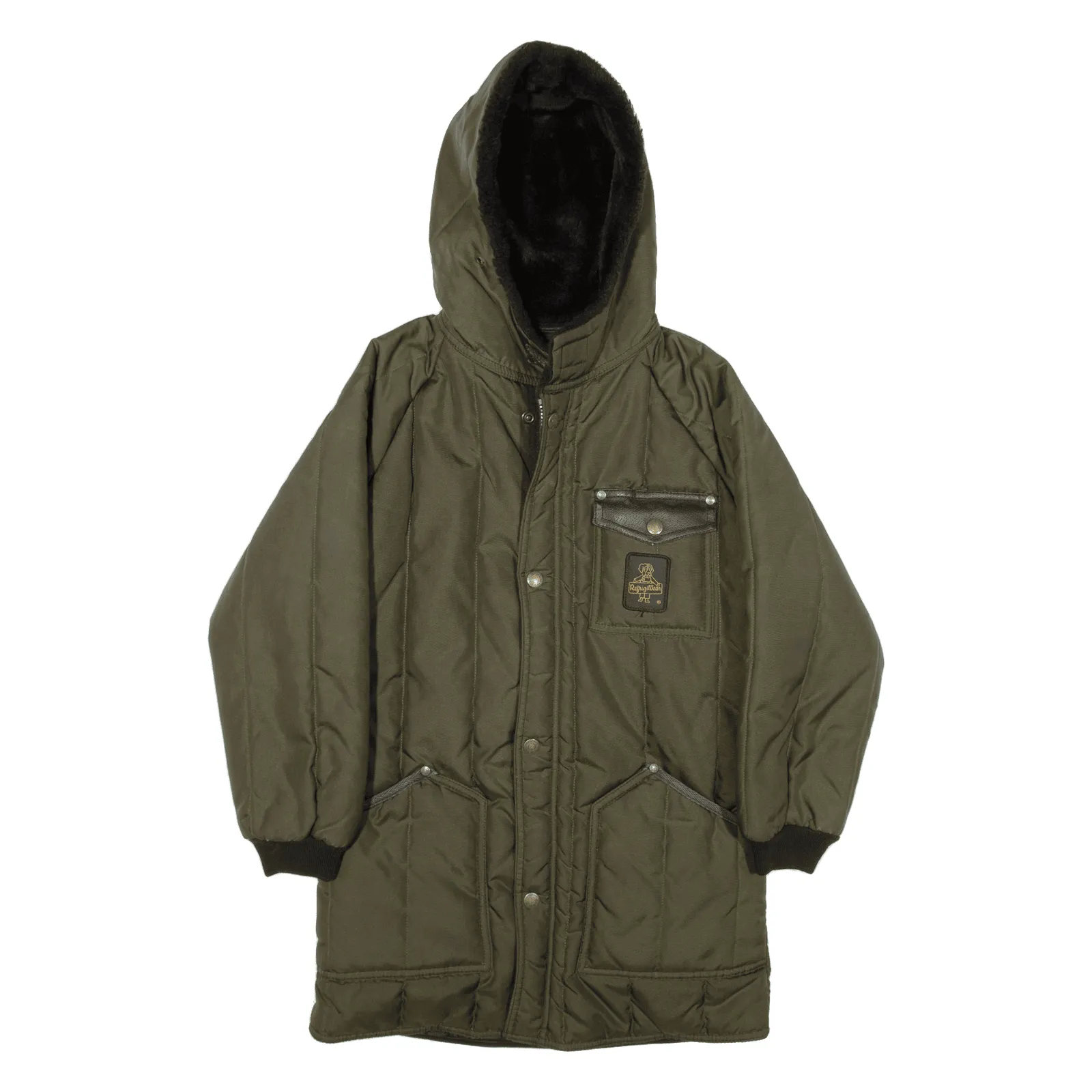 REFRIGIWEAR Insulated Parka Jacket Green Boys 10Y