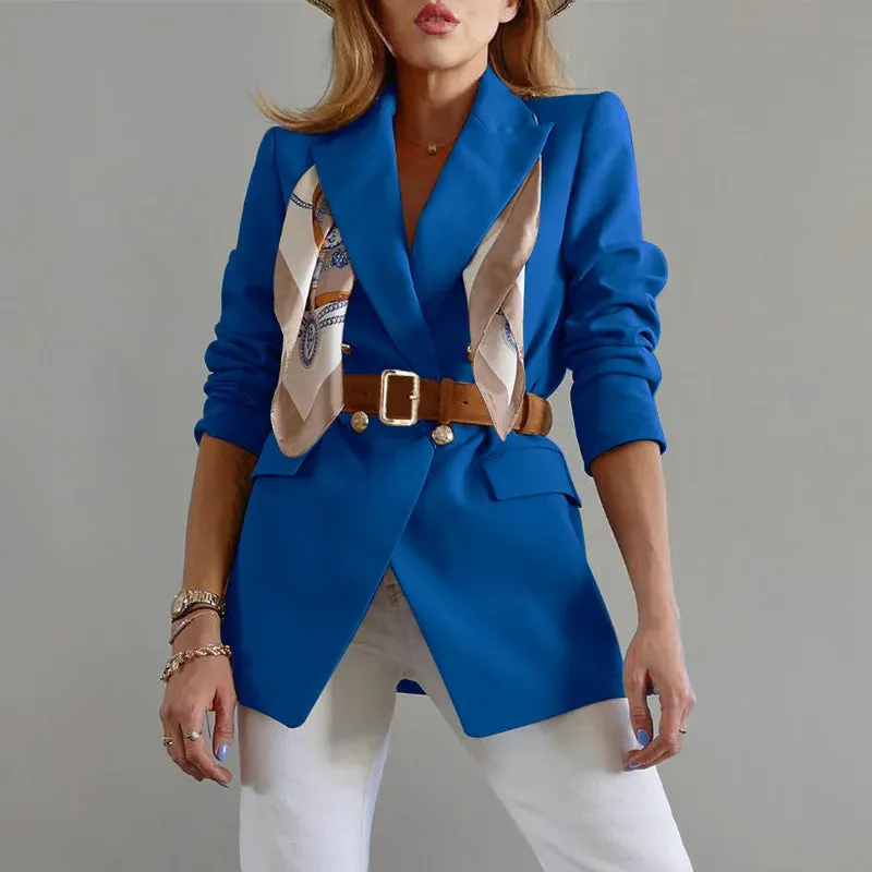 Vintage Long Sleeve Office Formal Blazers