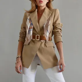 Vintage Long Sleeve Office Formal Blazers