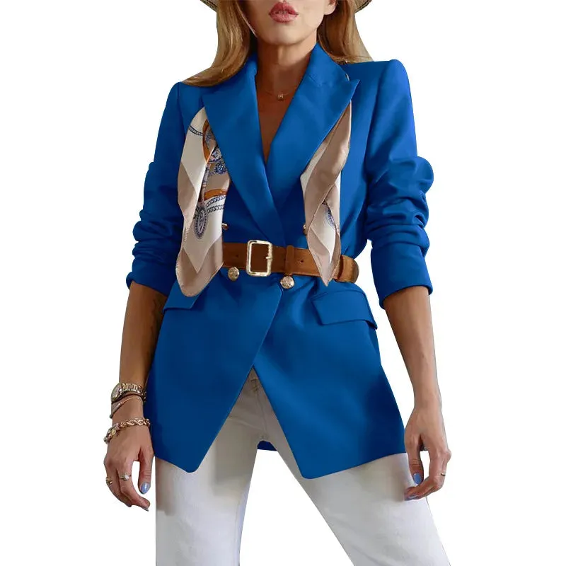 Vintage Long Sleeve Office Formal Blazers